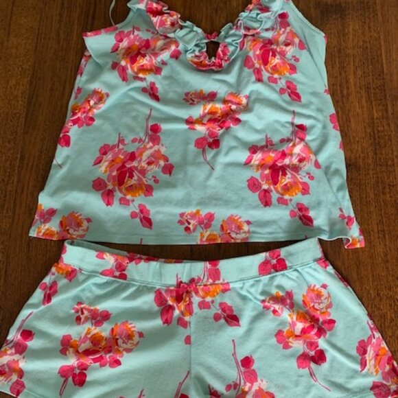 Betsey Johnson pajama set shorts size Medium - Picture 2 of 8